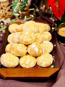 Biscuiți crăpați cu portocale - Orange crinkles Cookies