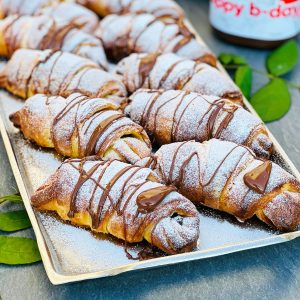 Croissante rapide cu Nutella
