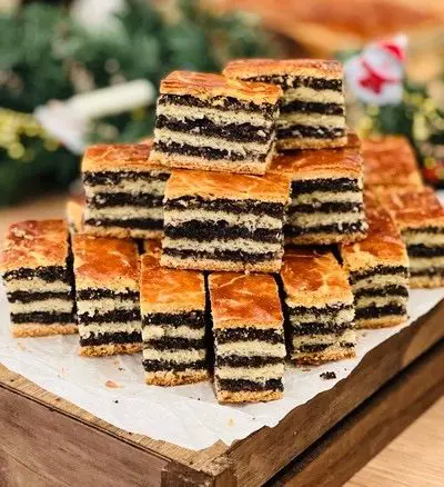 Prăjitură ungurească cu mac - Baigli la tavă