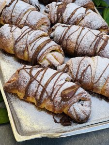 Croissante rapide cu Nutella