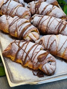 Croissante rapide cu Nutella
