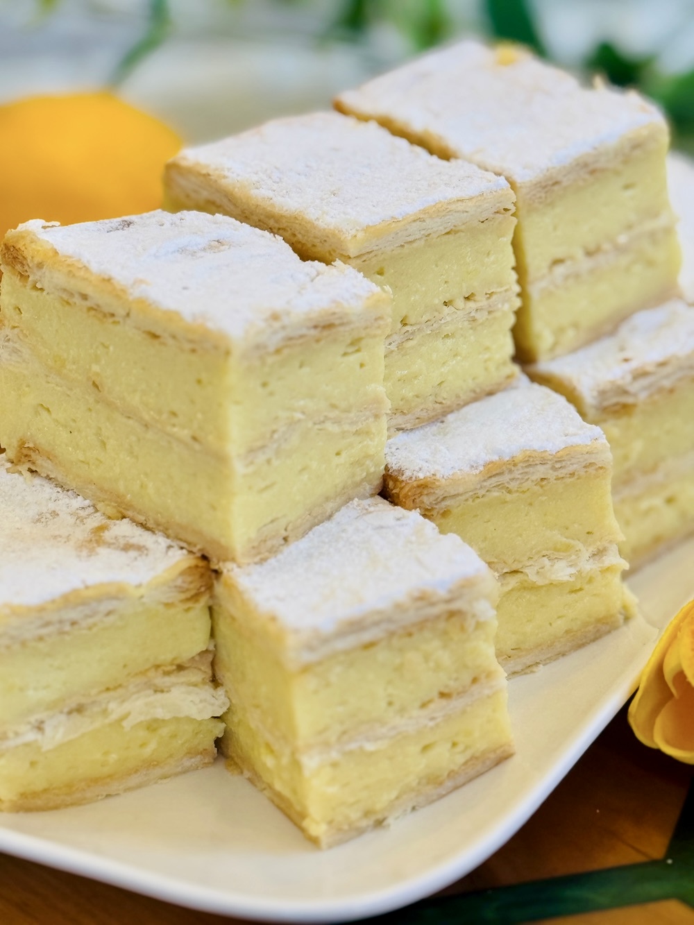 Millefeuille - Tort Napoleon - Crempită - Cremeschnitten - Cremșnit