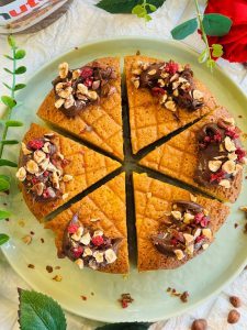 Chec japonez cu Nutella și alune de pădure