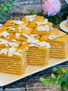 Foi cu caramel și nucă de cocos