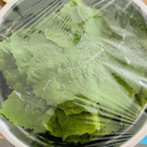 Frunze de vița de vie la borcan pentru sarmele