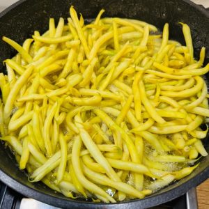 Fasole verde păstăi la borcan pentru iarnă