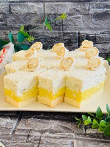 Vis tropical cu jeleu de ananas și cremă de Raffaello
