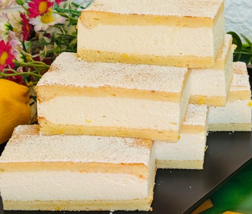 Prăjitură Kinder Paradiso cu lămâie