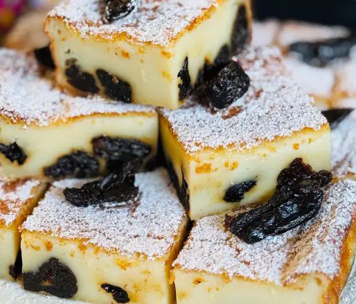 Prăjitura Budincă cu Prune Uscate - Far Breton aux Prunes