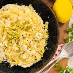 Tagliatelle cu urdă și lămâie