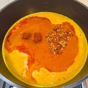 Supă de chimen cu zdrențe de ouă și crutoane ca-n Ardeal