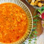 Supă de chimen cu zdrențe de ouă și crutoane ca-n Ardeal