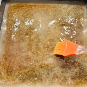 Prăjitură cu mac și glazură de lămâie