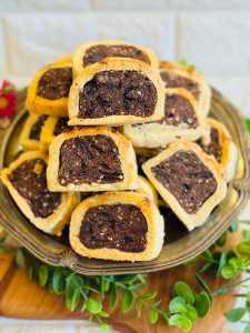 Biscuiți cu cireșe si cacao