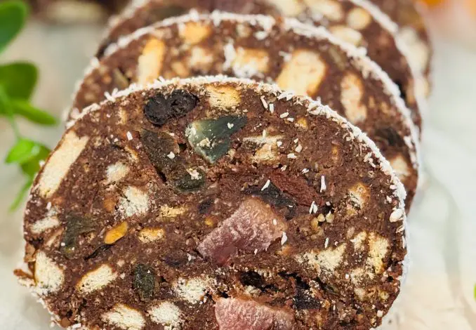 Salam de biscuiți - Rețetă de post