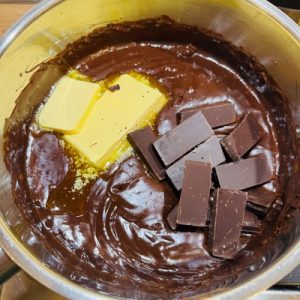 Prăjitura Ștangle cu zmeură și ciocolată