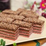 Prăjitura Ștangle cu zmeură și ciocolată