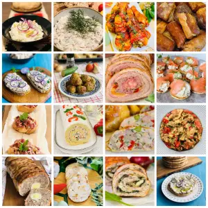 Rețete de gustări, aperitive și salate