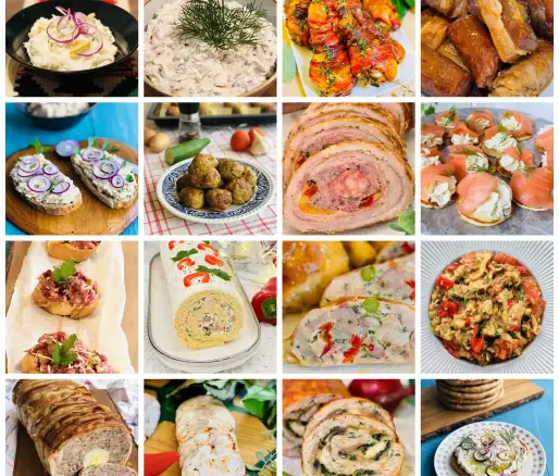 Rețete de gustări, aperitive și salate