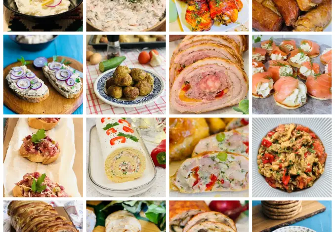 Rețete de gustări, aperitive și salate