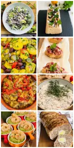 Rețete de gustări, aperitive și salate