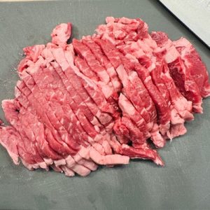 Paste cu antricot de vită și ciuperci