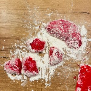 Mochi cu zmeură și mascarpone