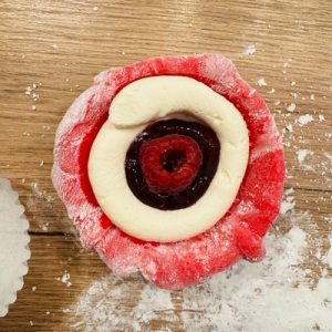 Mochi cu zmeură și mascarpone