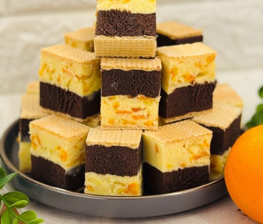 Ciocolată de casă cu mentă și portocale