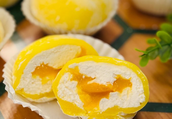 Mochi cu mango și mascarpone