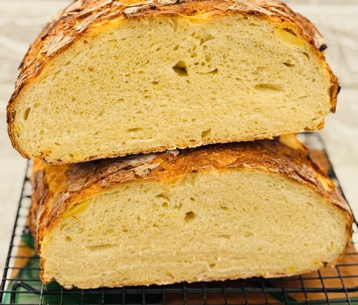 Pâine ardelenească cu cartofi - Pâine bătută cu cartofi