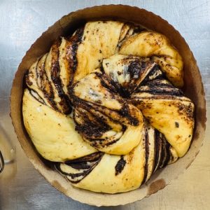 Cozonac babka cu cacao bine însiropat