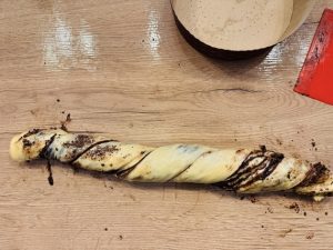 Cozonac babka cu cacao bine însiropat