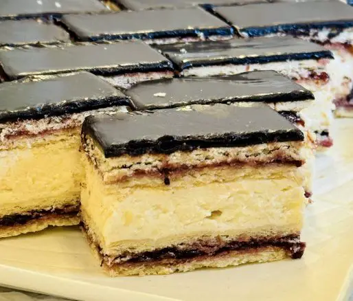 Foi cu cremă de lămâie și ciocolată