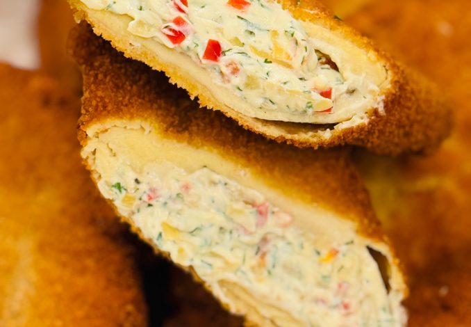 Piept de pui umplut cu ricotta