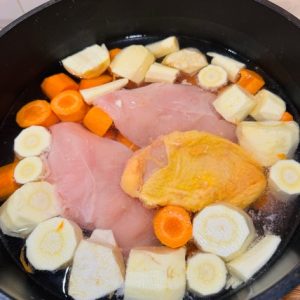 Supă cremă de pui cu legume - Rețetă sănătoasă fără grăsimi