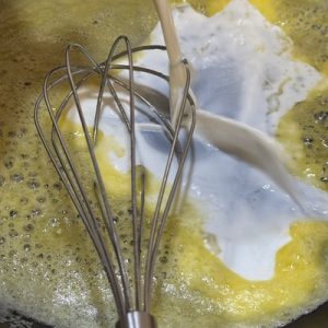 Piept de pui cu sos de gorgonzola