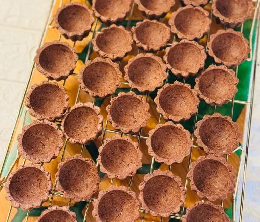 Coji de tartă cu cacao