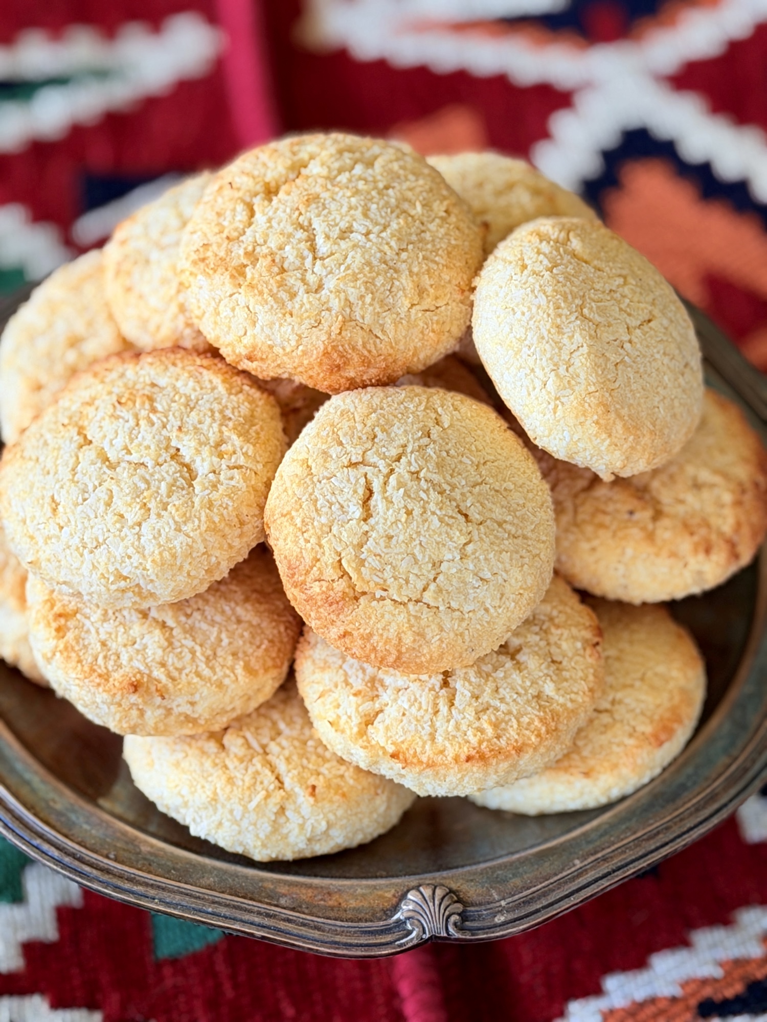 Fursecuri cu nucă de cocos în stil Caraibian - Rețetă fără gluten, aromata si ușor de făcut