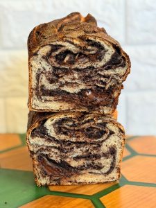 Babka cu mac și Nutella