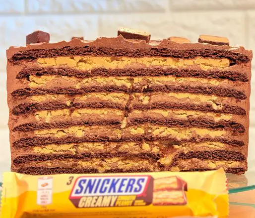 Tort snickers creamy crunch