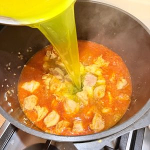 Ciorbă cu găluște de cartofi - Gombocz leves