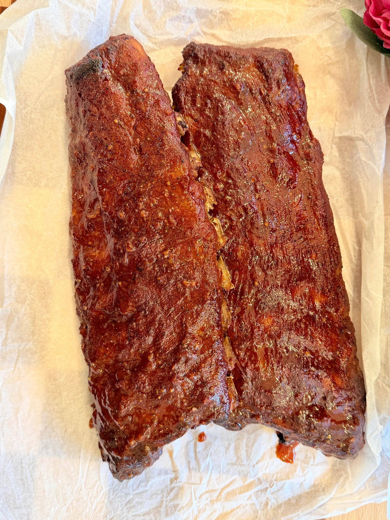 Coaste de porc barbeque la cuptor