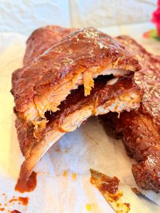 Coaste de porc barbeque la cuptor