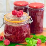 Dulceață de zmeură cu puțin zahăr