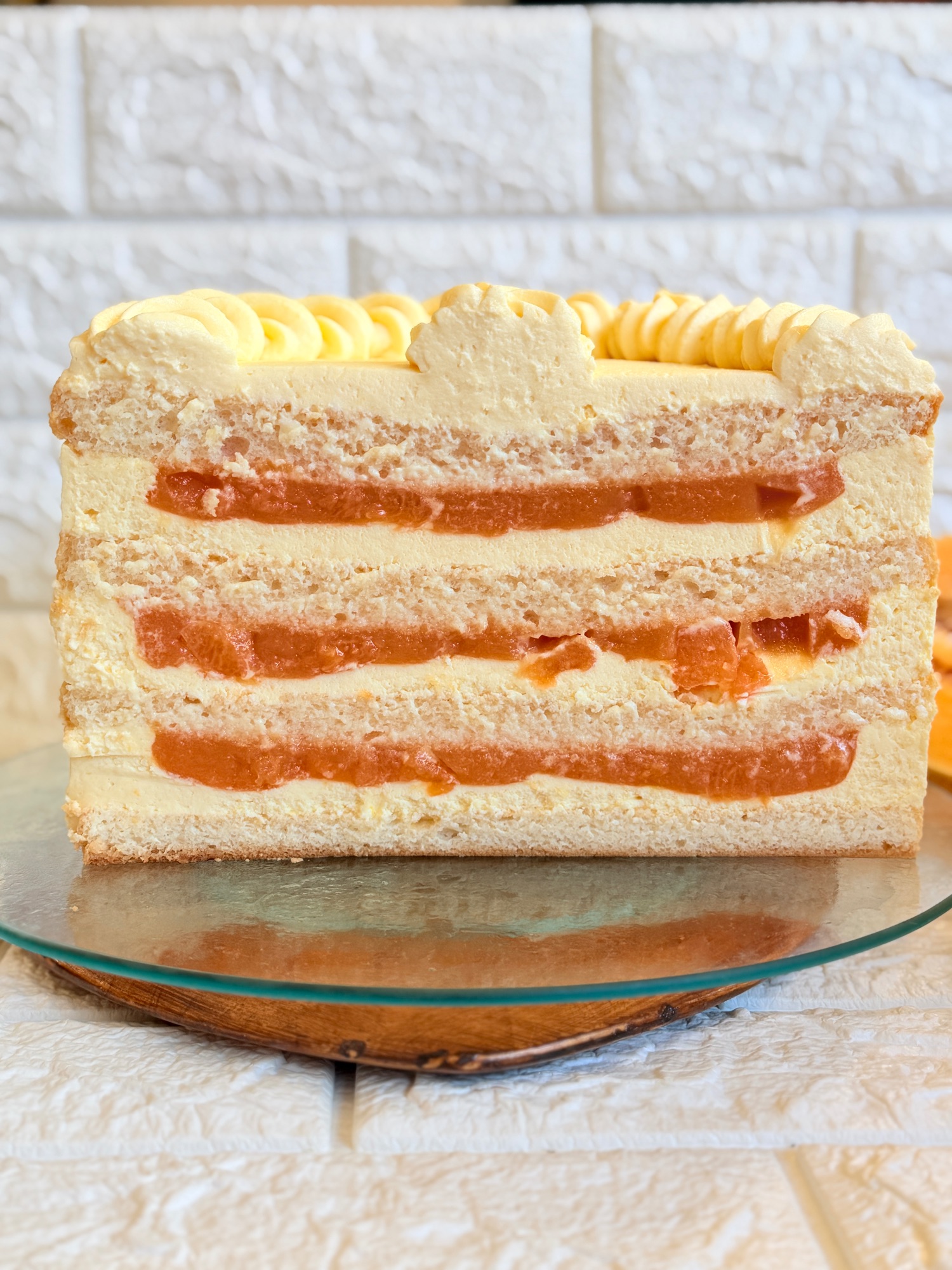 Tort melon velvet