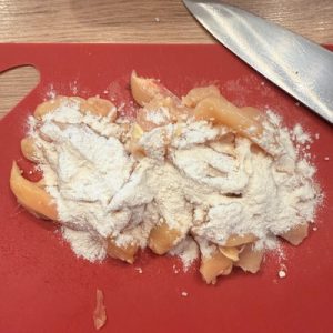 Paste cu pui și cremă de zucchini