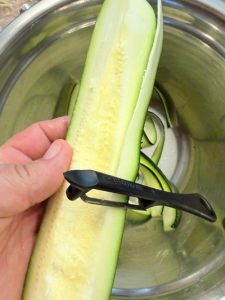Paste de Zucchini cu Creveți sau Fettuccine din Zucchini