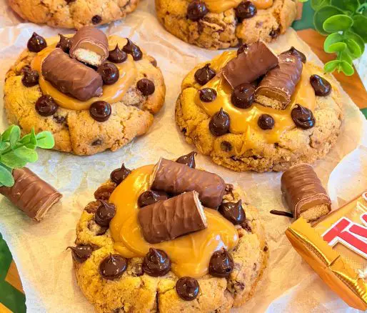 Biscuiți Twix cu caramel și ciocolată - Twix cookies
