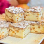 Prăjitură cu brânză și mere caramelizate